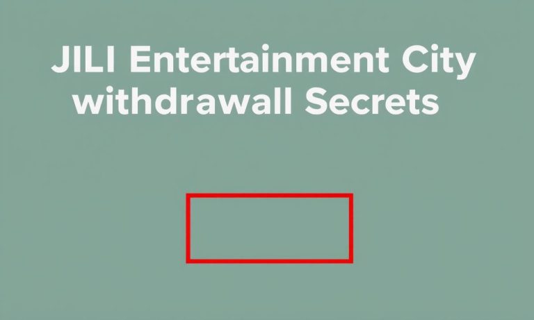 JILI娛樂城出金祕訣揭密