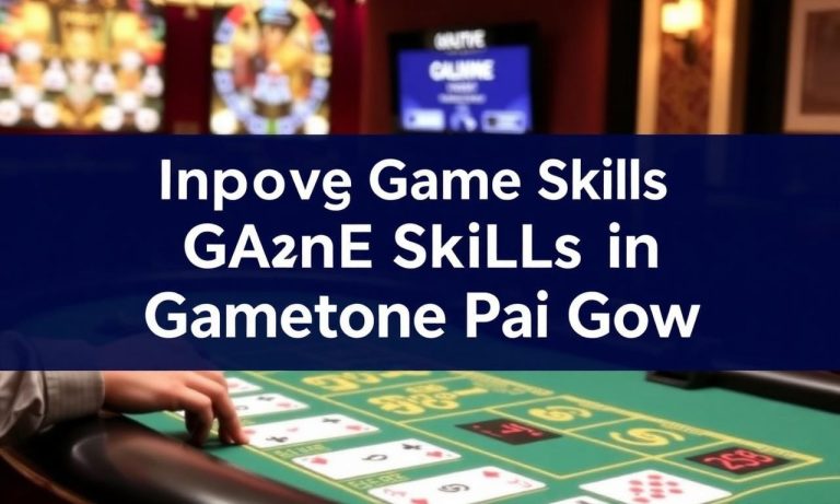 Gameone牌九：如何提升遊戲技巧？