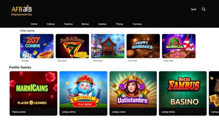 探索AFB娛樂城線上賭場的熱門遊戲